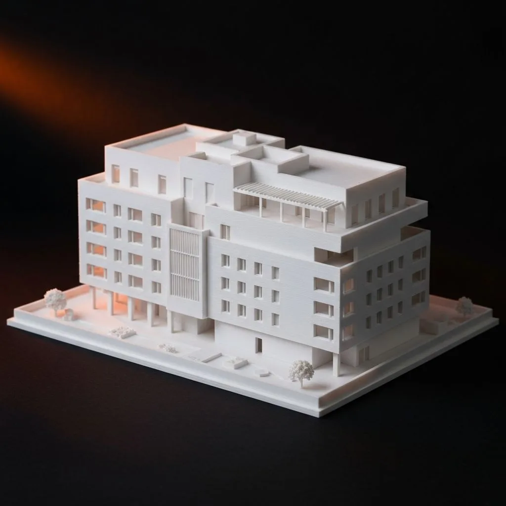 Architectural scale model — Layer X 3D printing Ahmedabad