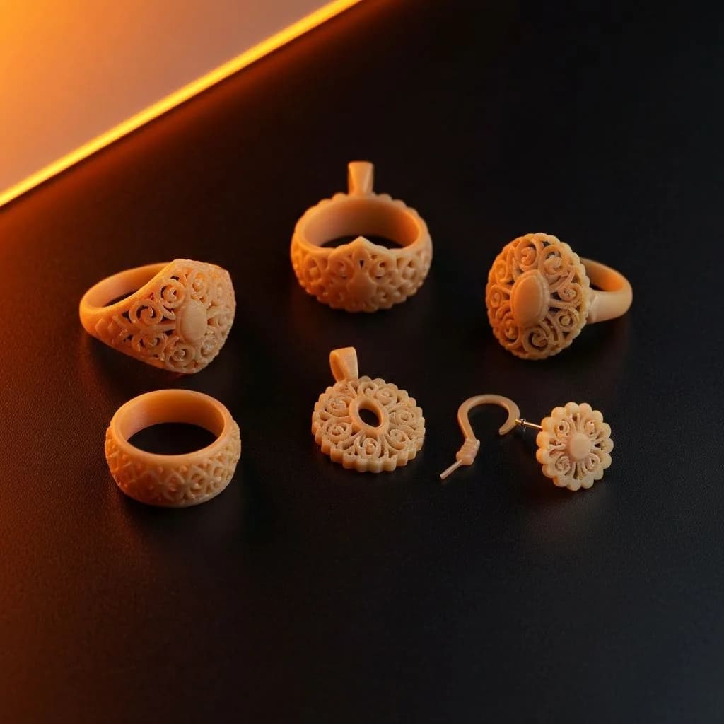 Jewelry casting pattern — Layer X SLA castable resin