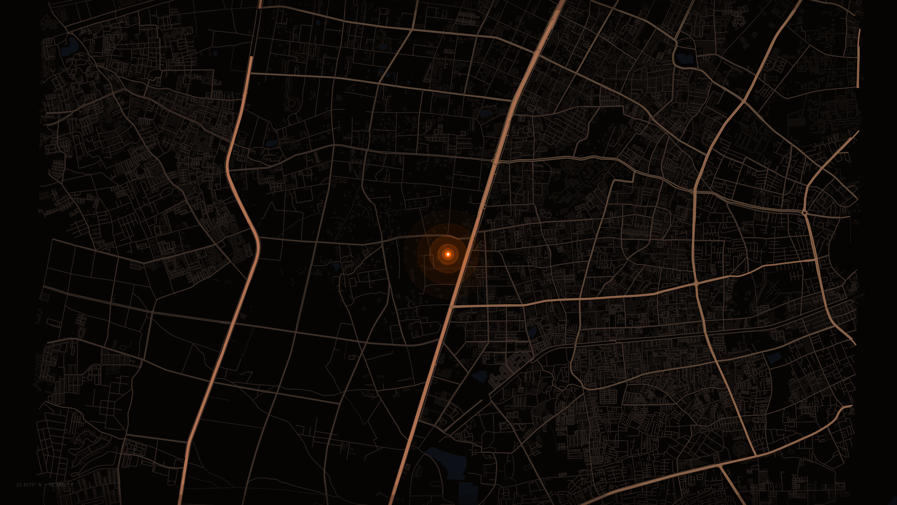 Street map of Satellite, Ahmedabad showing the Layer X workshop location